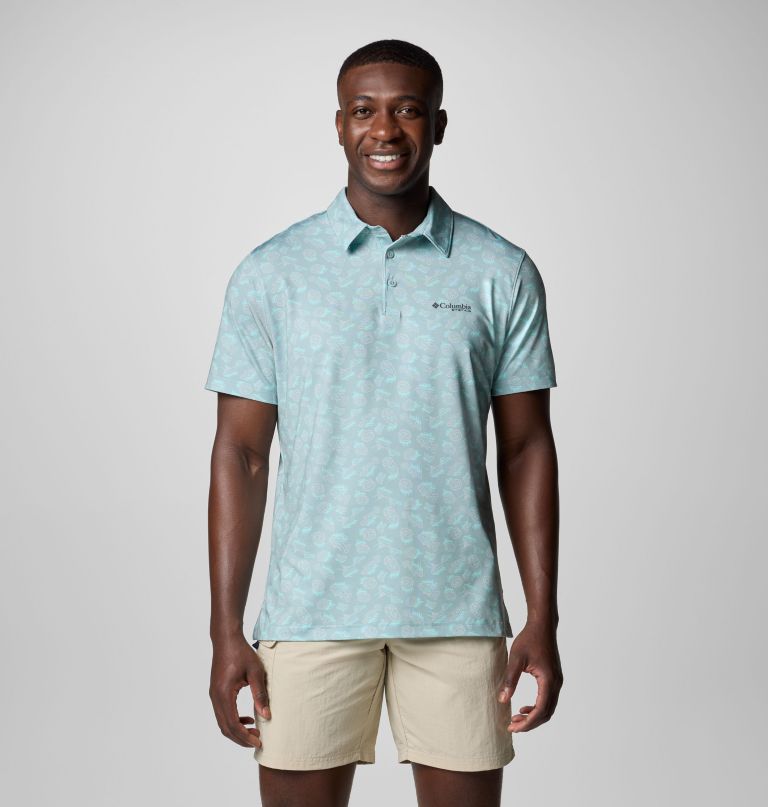heren pfg super slack tide ii stretch polo
