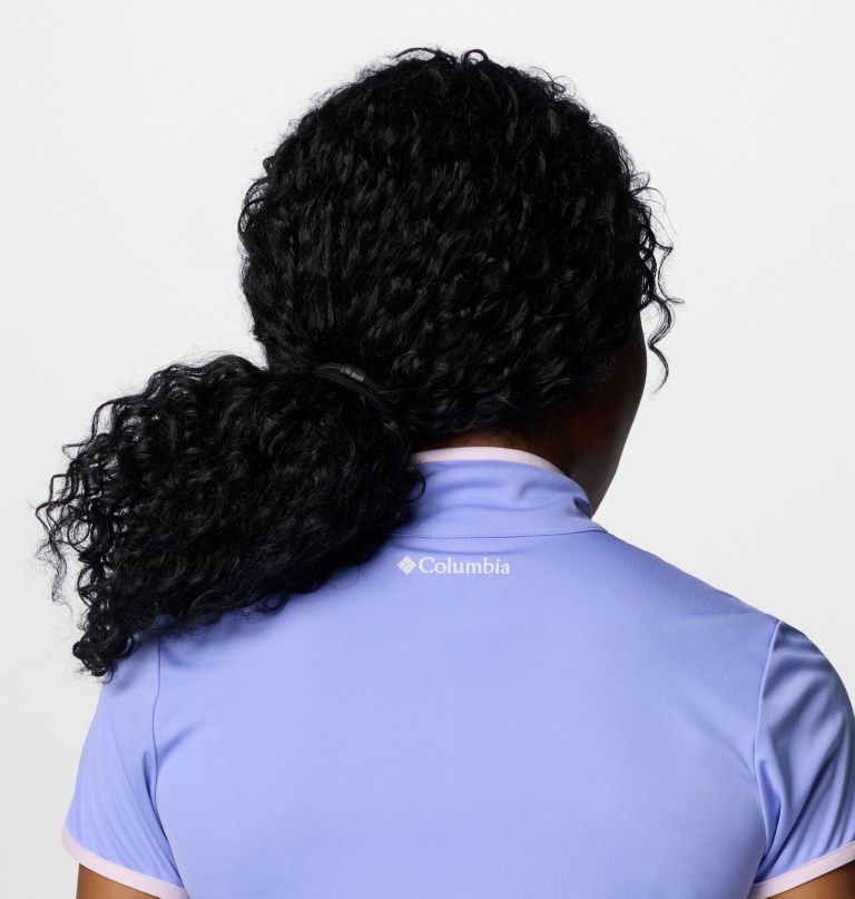 polo met schietbaanmarkering voor dames