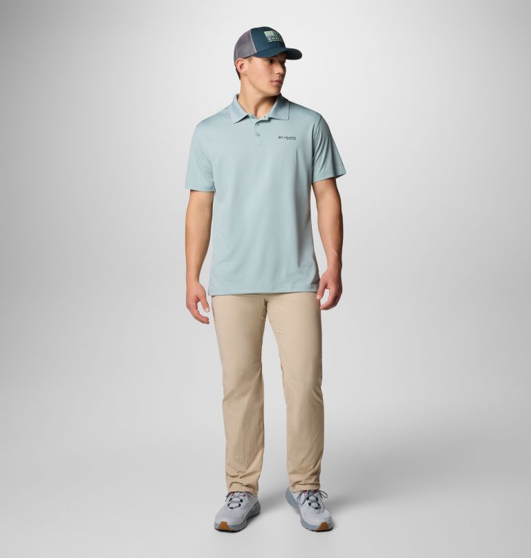 pfg solar stream poloshirt voor heren - lang