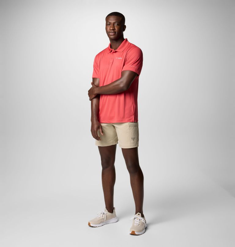pfg solar stream poloshirt voor heren - lang