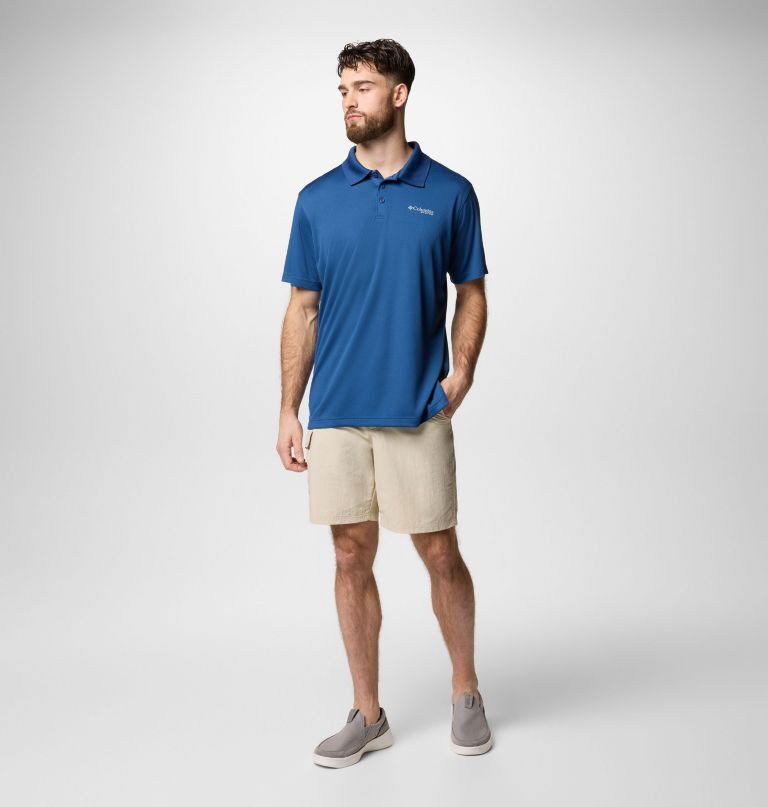 pfg solar stream poloshirt voor heren - lang