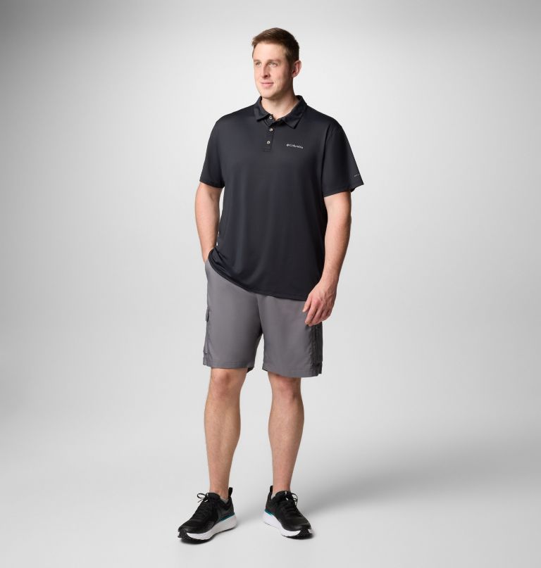 heren tech trail utility polo - groot