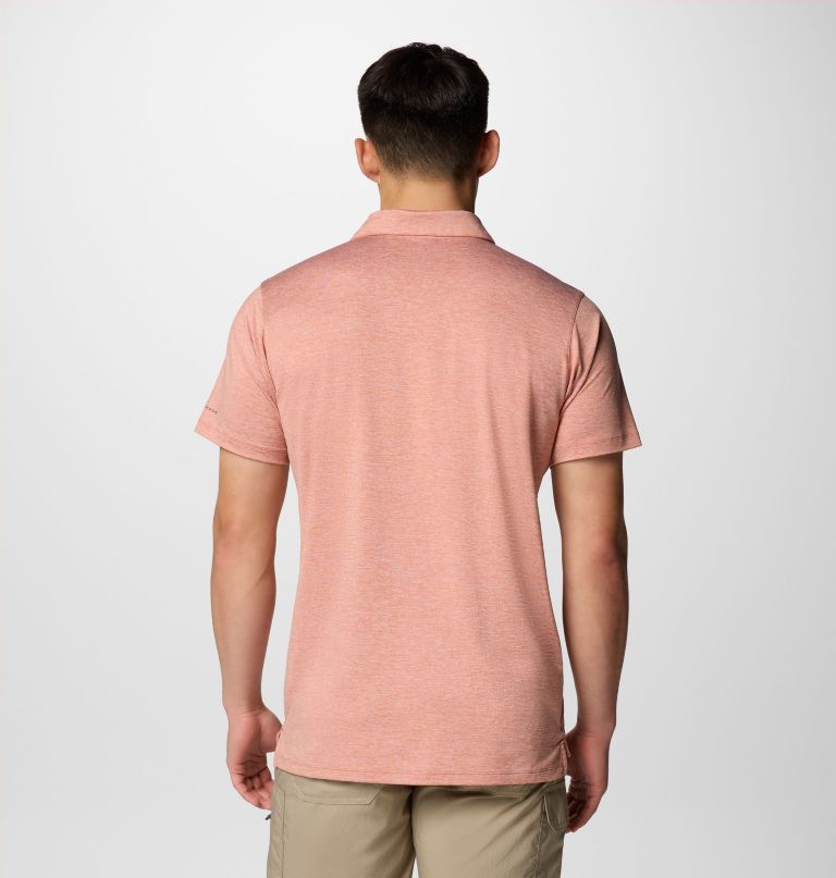 heren tech trail utility polo - lang