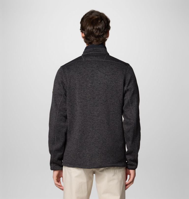 heren collegiate sweater weather fleece pullover met halve rits - oregon
