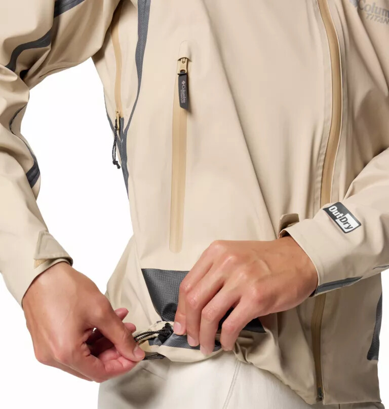 heren whistler peak shell jacket