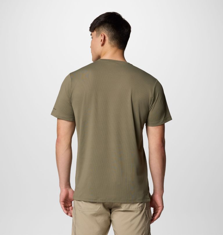 heren tech trail utility short sleeve crew