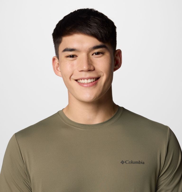 heren tech trail utility short sleeve crew