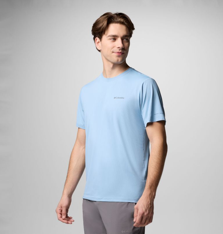 heren tech trail utility short sleeve crew