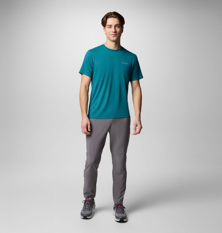 heren tech trail utility short sleeve crew