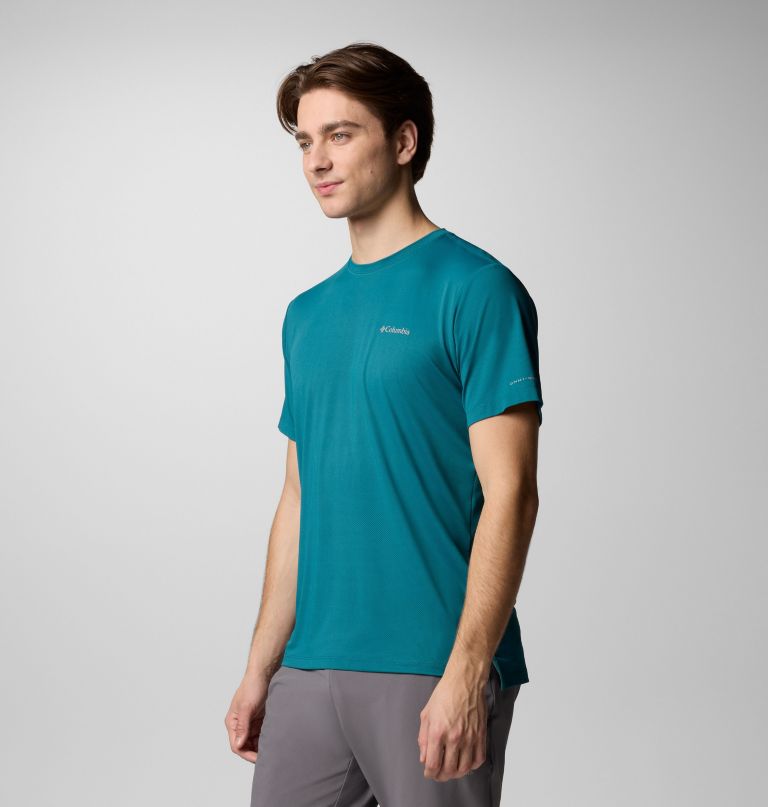 heren tech trail utility short sleeve crew
