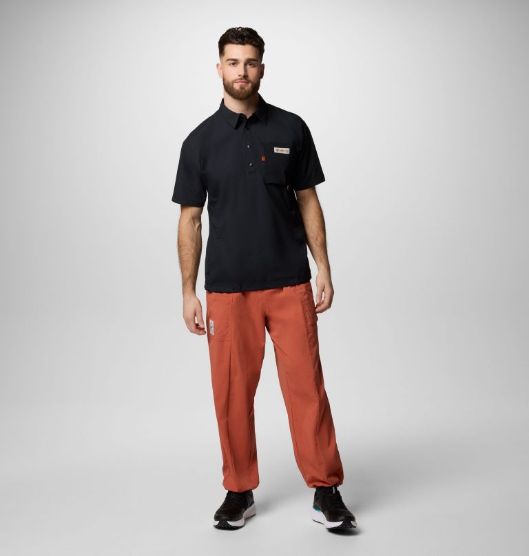 cove beach geweven shirt met korte mouwen
