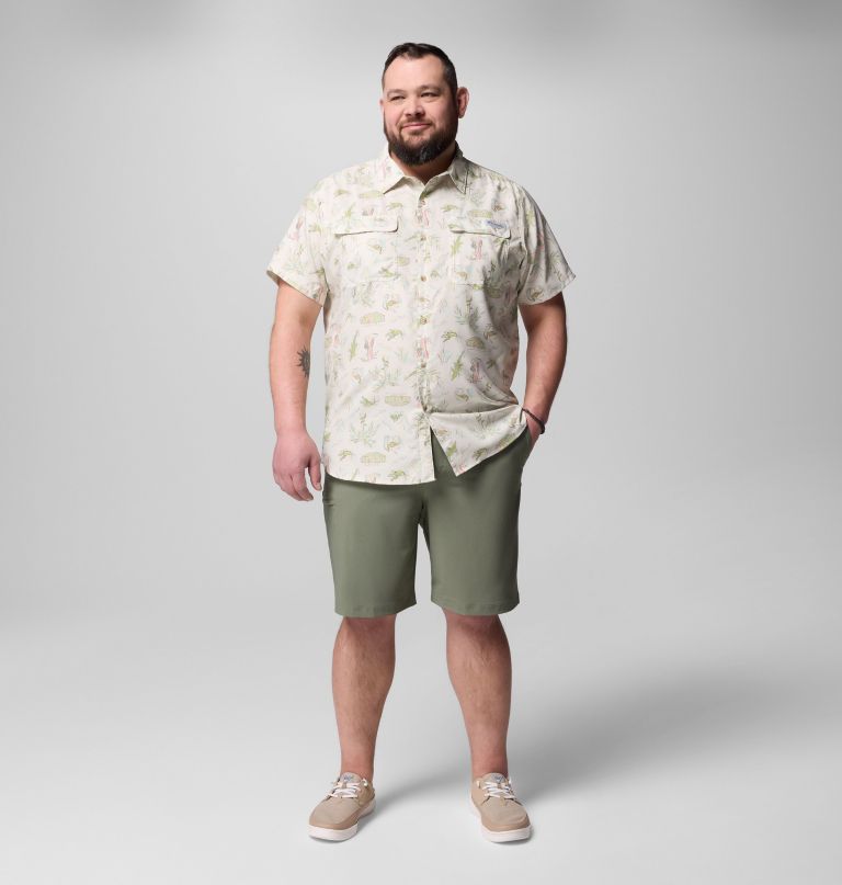 heren pfg uncharted bedrukt shirt met korte mouwen - grote maten