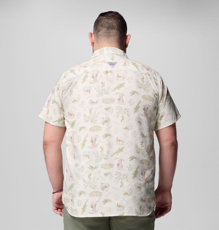 heren pfg uncharted bedrukt shirt met korte mouwen - grote maten