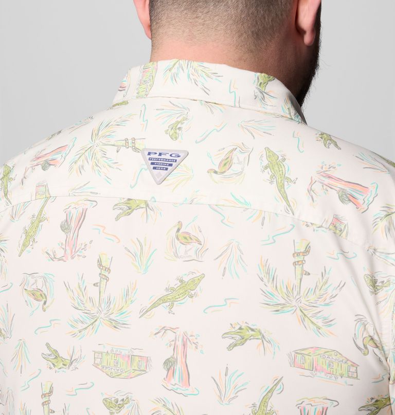 heren pfg uncharted bedrukt shirt met korte mouwen - grote maten