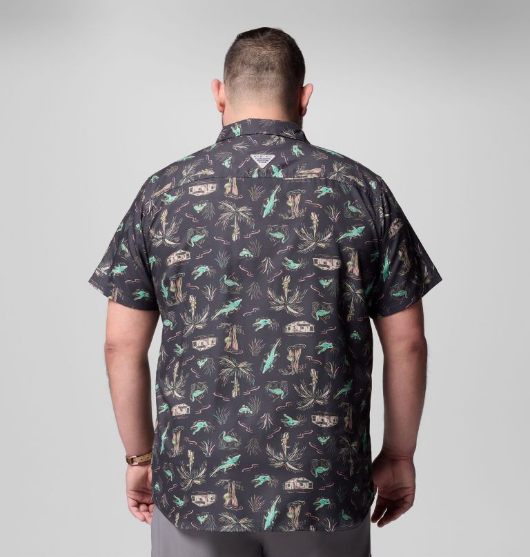 heren pfg uncharted bedrukt shirt met korte mouwen - grote maten