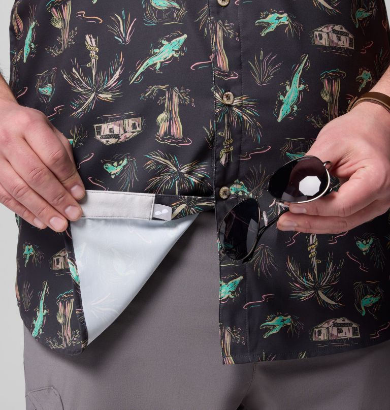 heren pfg uncharted bedrukt shirt met korte mouwen - grote maten