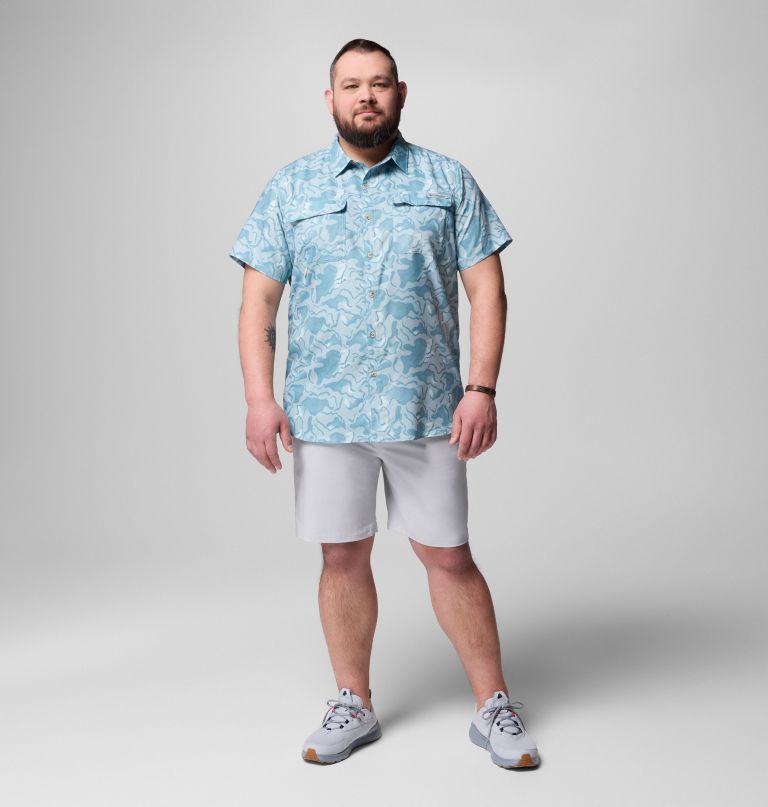 heren pfg uncharted bedrukt shirt met korte mouwen - grote maten