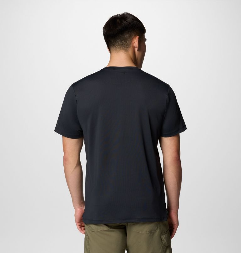 tech trail utility t-shirt met korte mouwen voor heren - lange maat