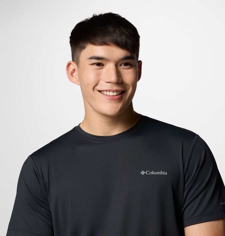 tech trail utility t-shirt met korte mouwen voor heren - lange maat