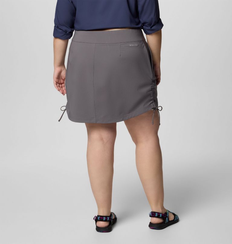 dames all seasons ruched skort - plus size