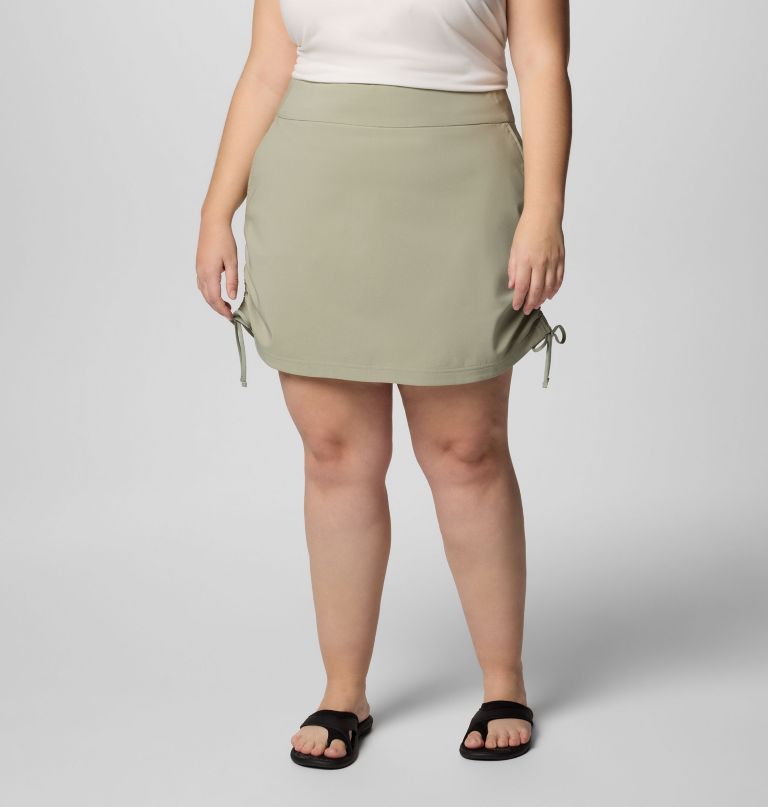 dames all seasons ruched skort - plus size