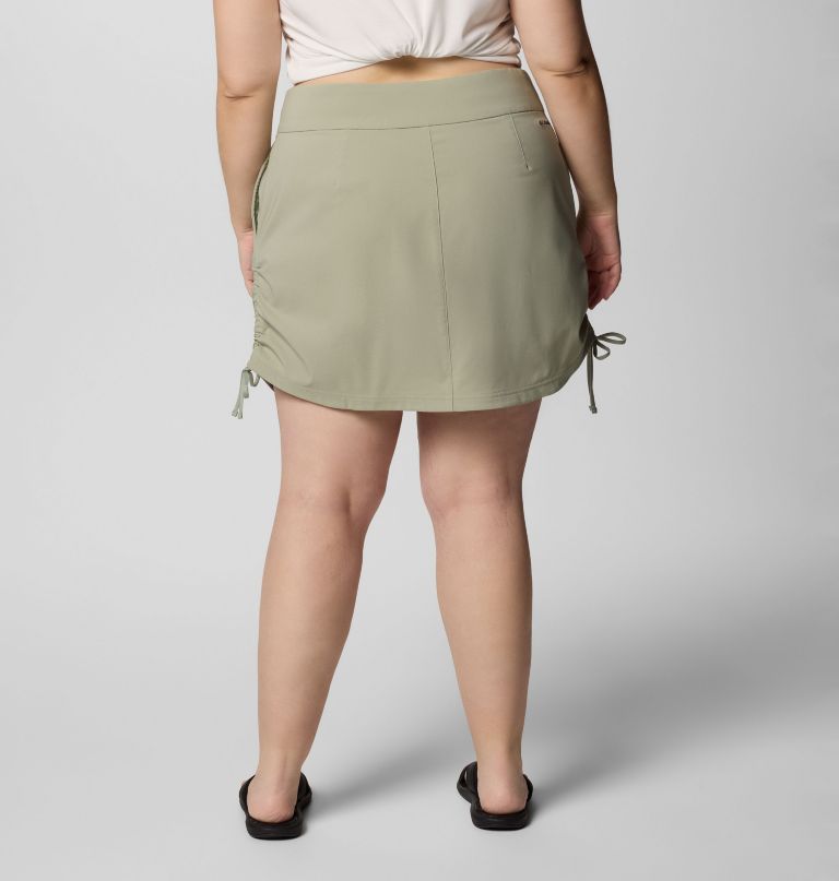 dames all seasons ruched skort - plus size