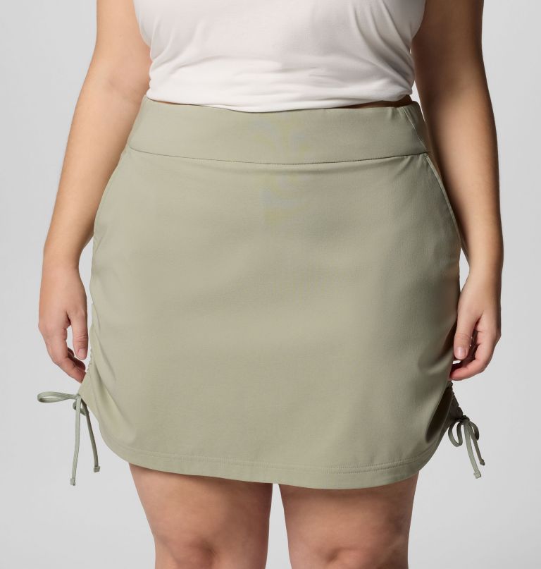 dames all seasons ruched skort - plus size