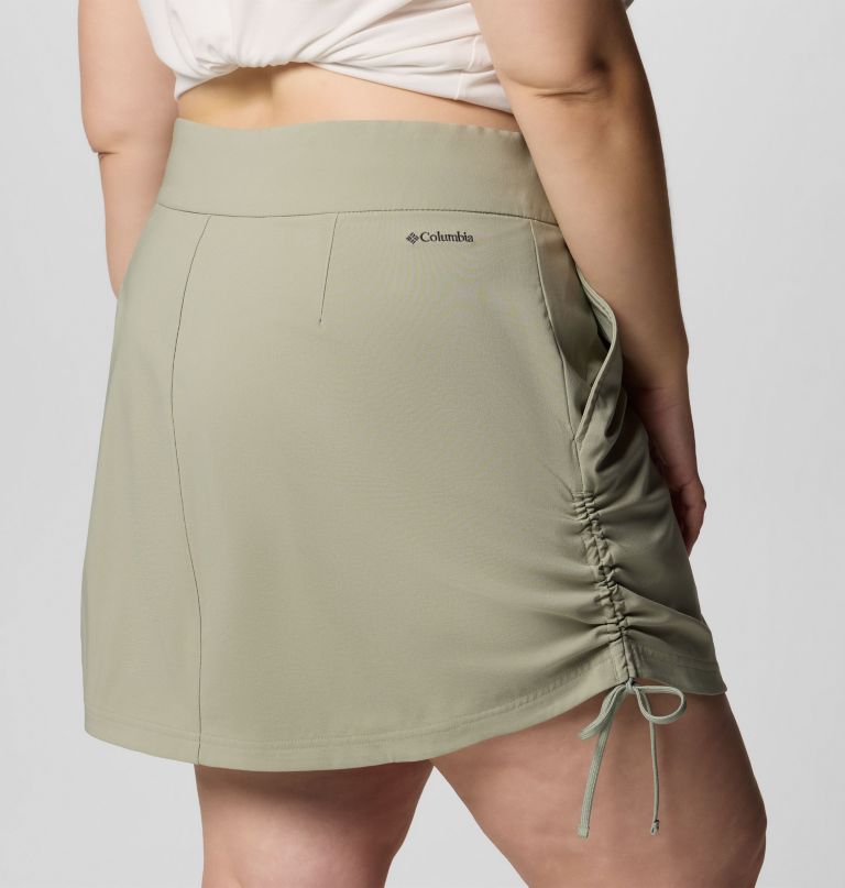 dames all seasons ruched skort - plus size