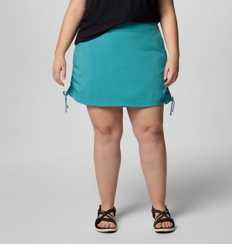 dames all seasons ruched skort - plus size