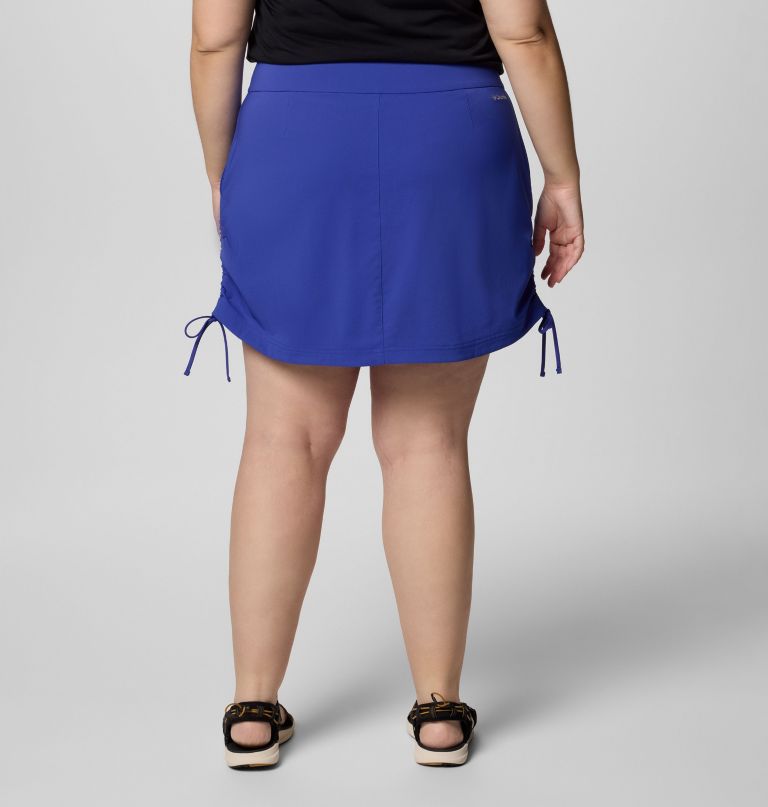 dames all seasons ruched skort - plus size