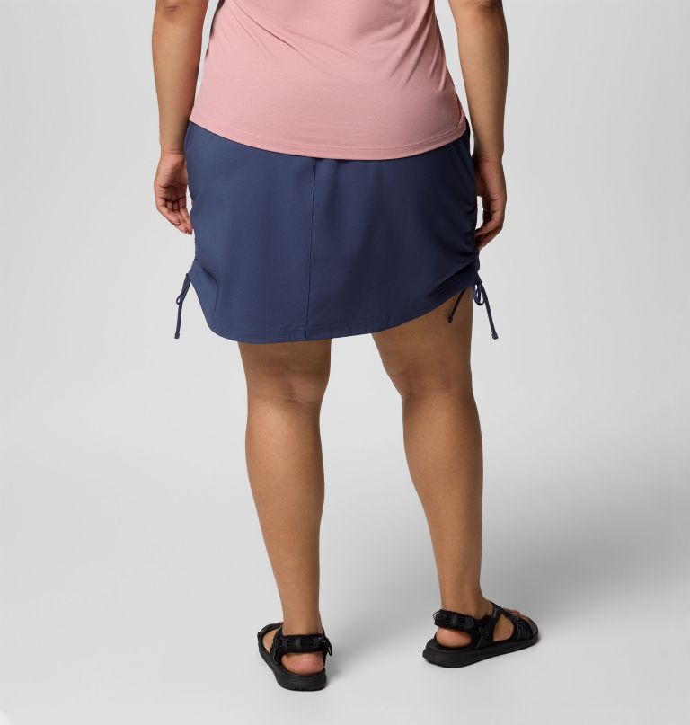 dames all seasons ruched skort - plus size