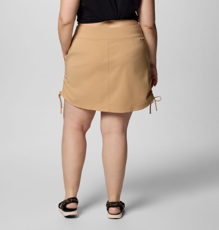 dames all seasons ruched skort - plus size
