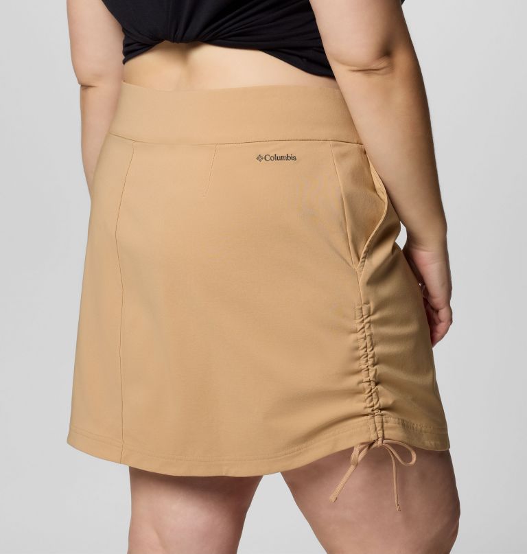 dames all seasons ruched skort - plus size
