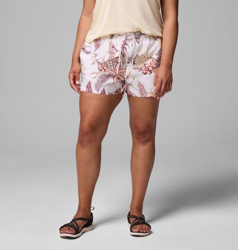 dames bogata bay print shorts ii - plus size