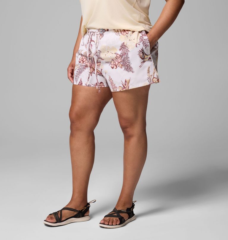 dames bogata bay print shorts ii - plus size