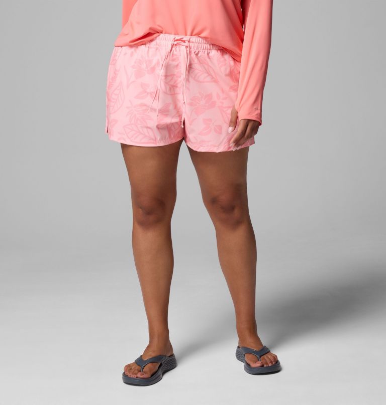 dames bogata bay print shorts ii - plus size