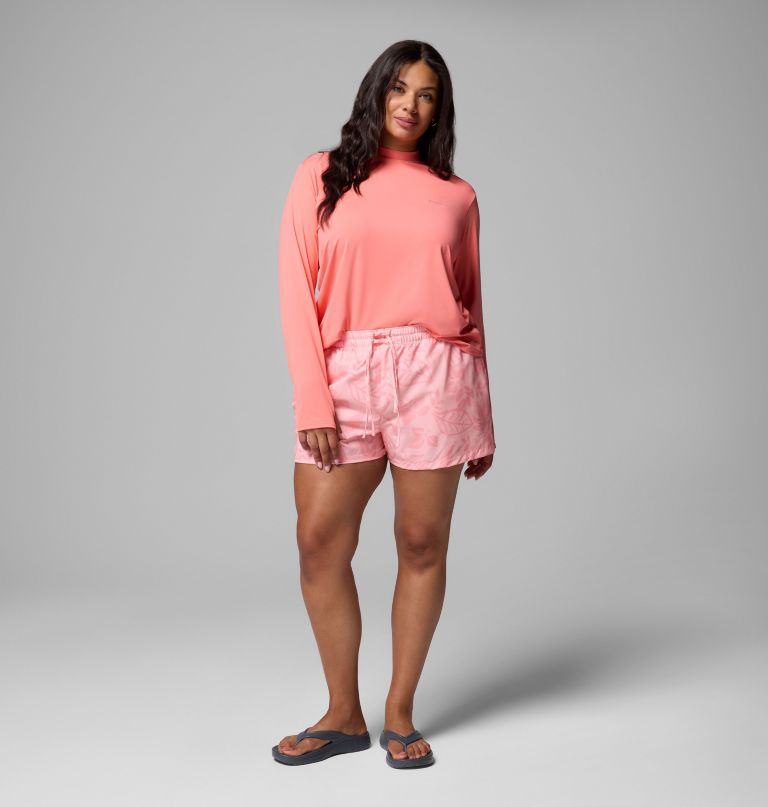 dames bogata bay print shorts ii - plus size