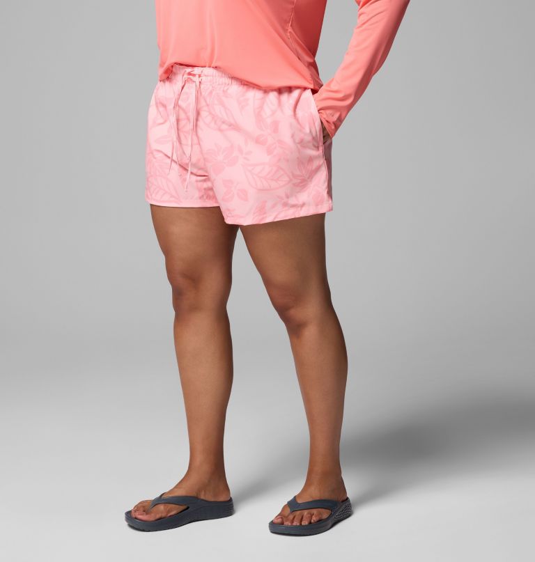 dames bogata bay print shorts ii - plus size