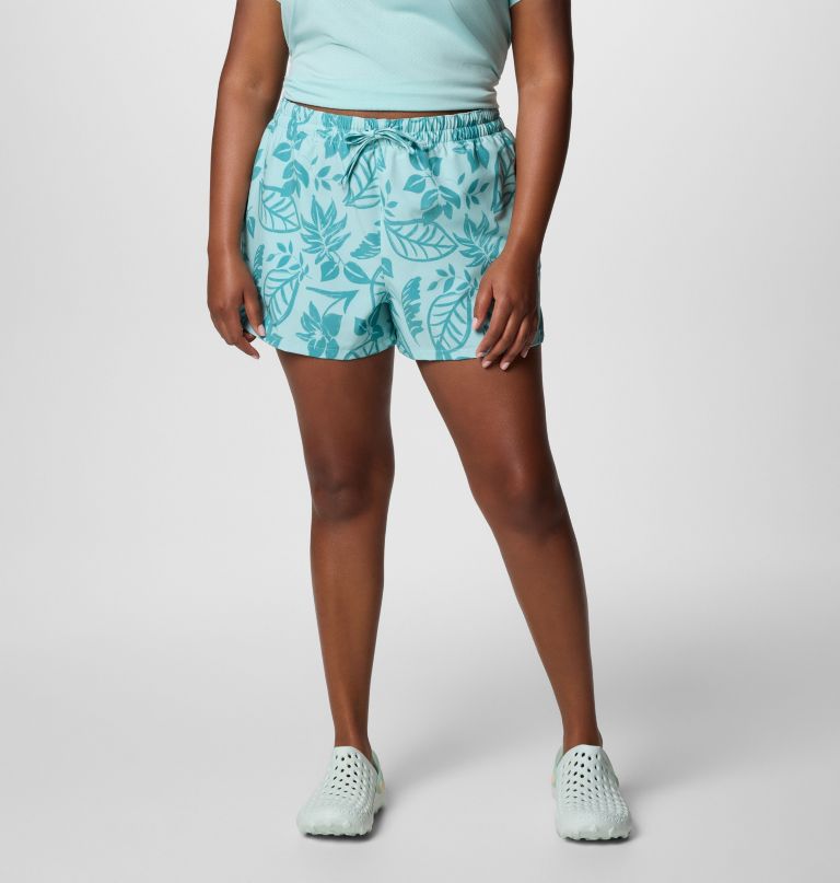 dames bogata bay print shorts ii - plus size