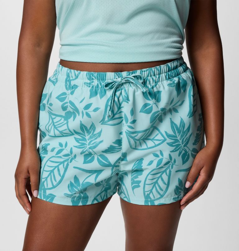 dames bogata bay print shorts ii - plus size