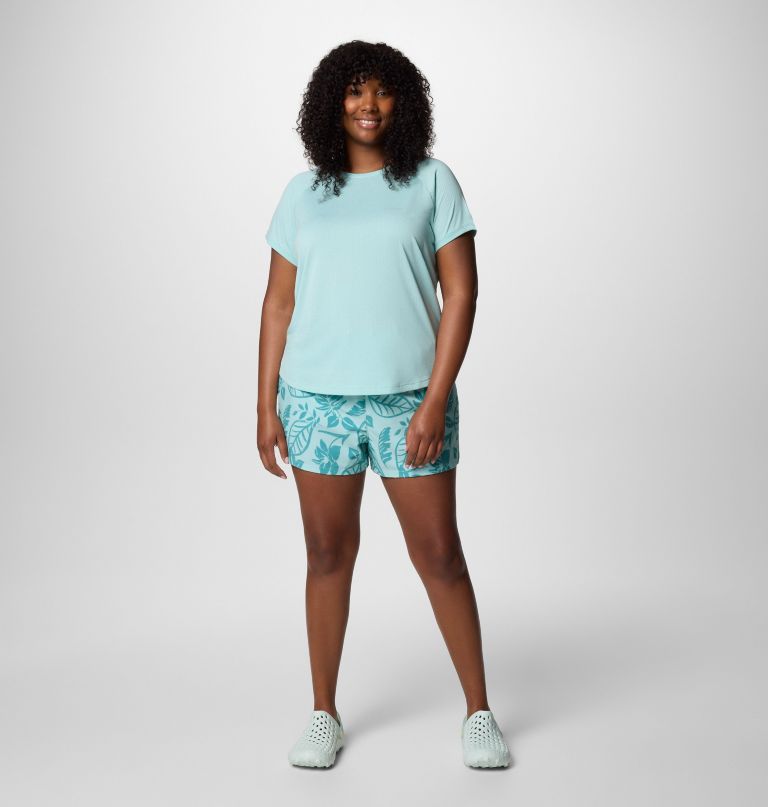 dames bogata bay print shorts ii - plus size