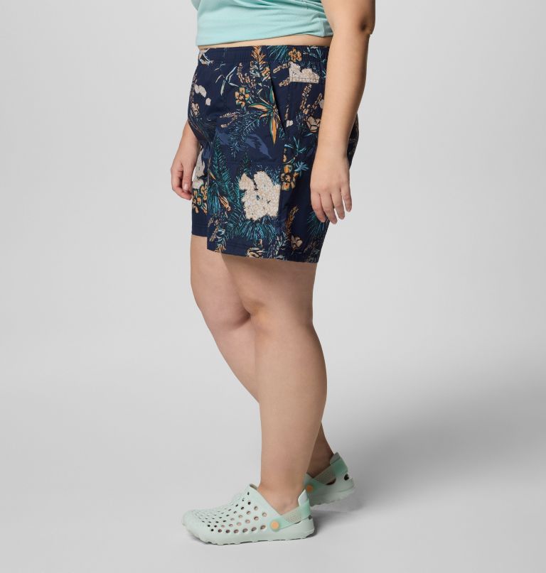 dames sandy river bedrukte shorts iii - plus size