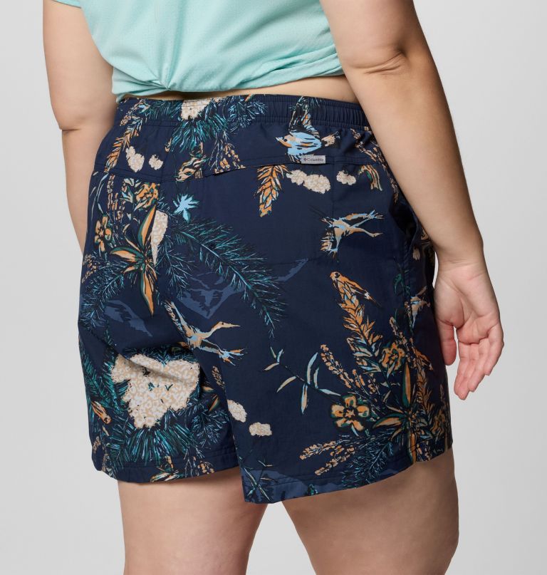 dames sandy river bedrukte shorts iii - plus size