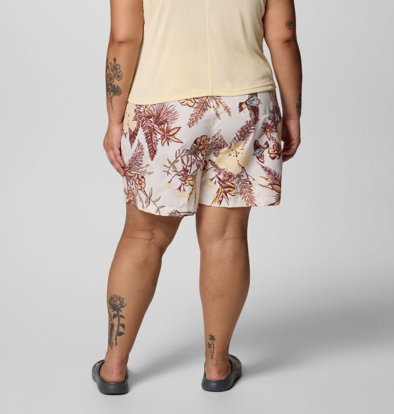 dames sandy river bedrukte shorts iii - plus size