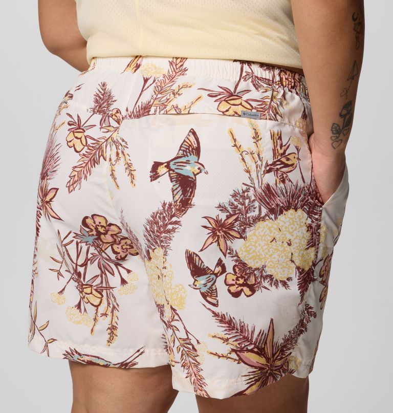 dames sandy river bedrukte shorts iii - plus size