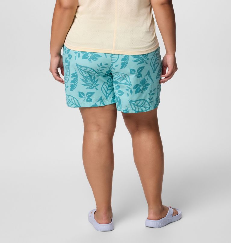 dames sandy river bedrukte shorts iii - plus size