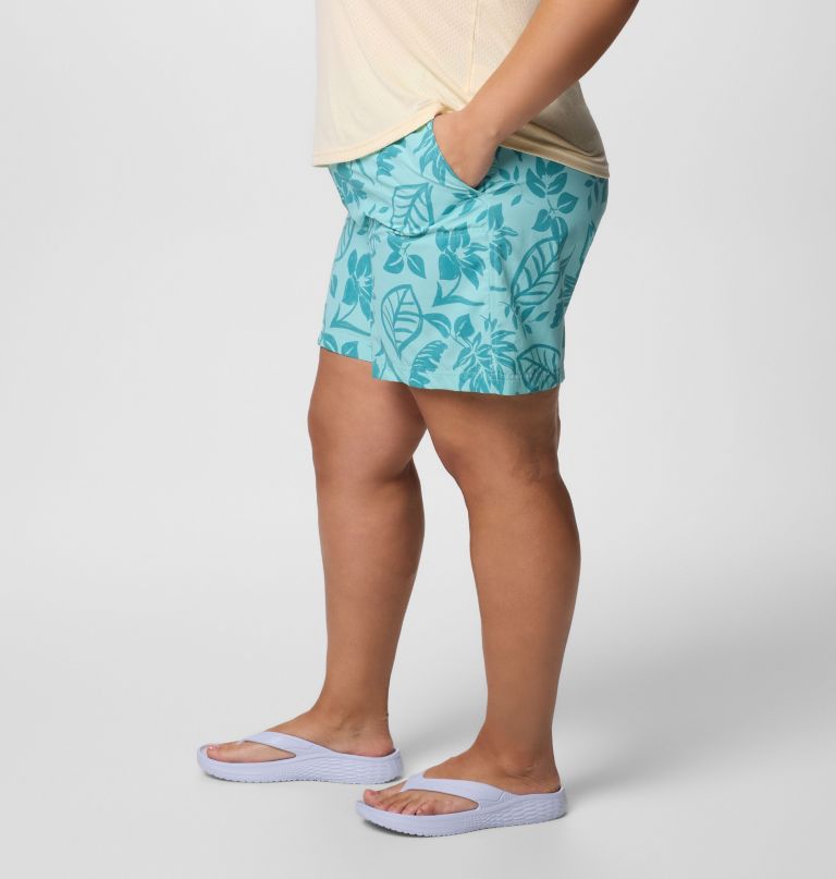 dames sandy river bedrukte shorts iii - plus size