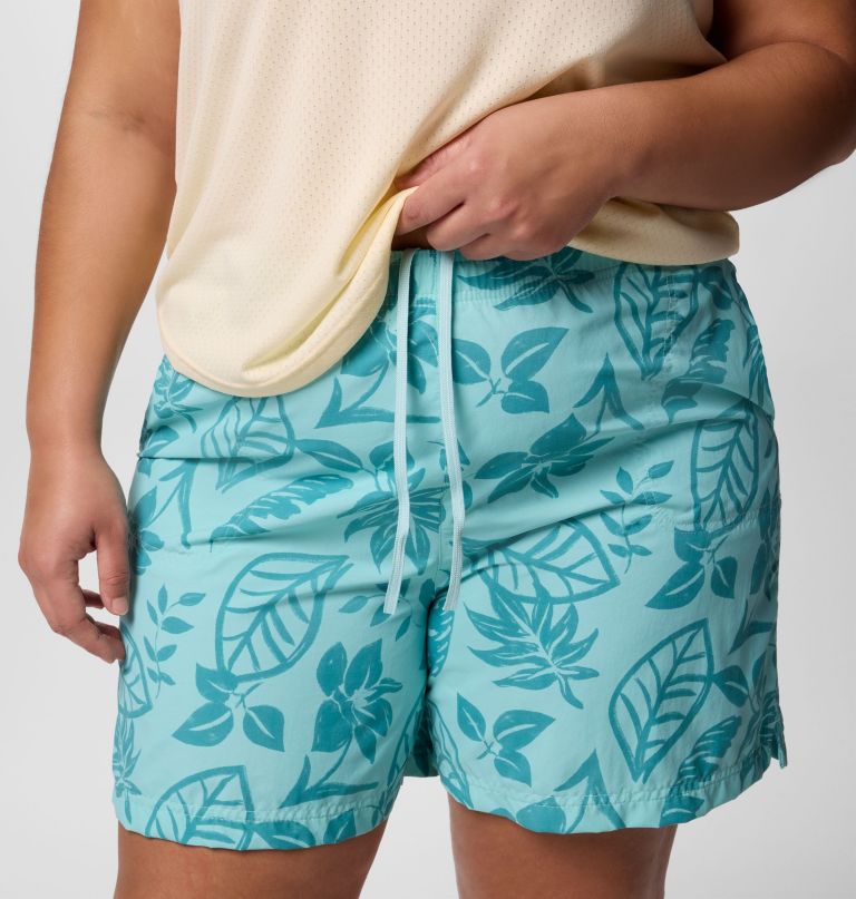 dames sandy river bedrukte shorts iii - plus size