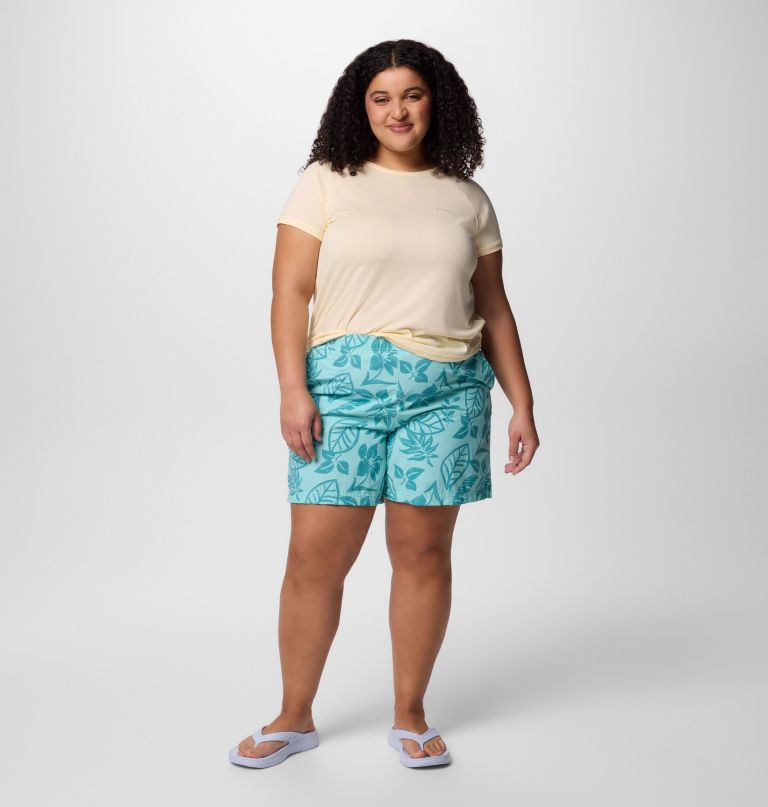 dames sandy river bedrukte shorts iii - plus size