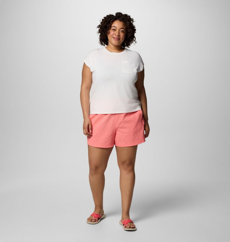 dames sucker for summer shorts - plus size